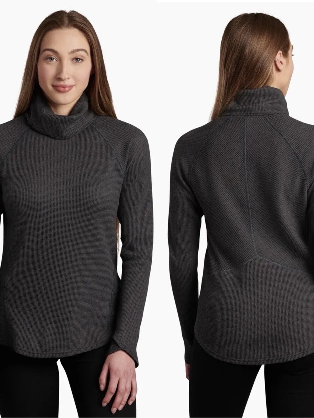 Kuhl Womenโs Petra Turtleneck Pavement XL